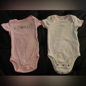❤️❤️ 2 Simple Joys by Carters Short Sleeve Bodysuit Onsie